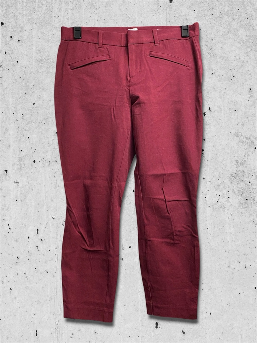 GAP Women's Burgundy Skinny Ankle Pants